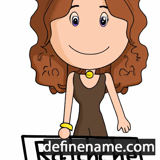 cartoon of the name Rachel