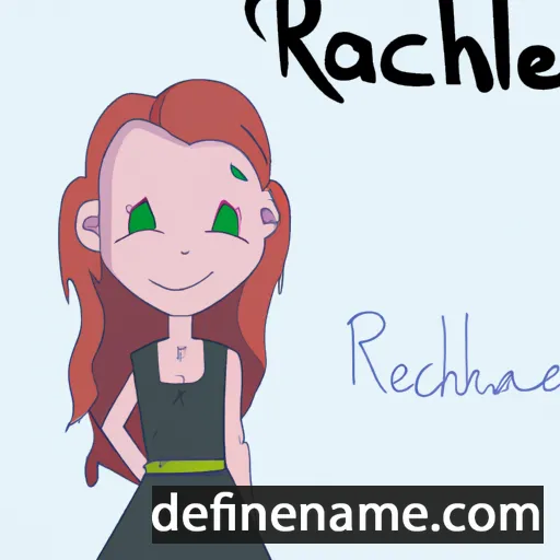 Rachelle cartoon