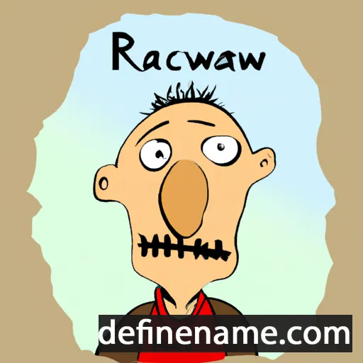 cartoon of the name Racław