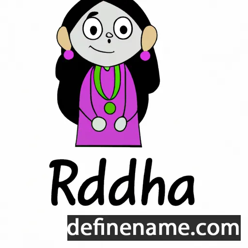 Radhika cartoon