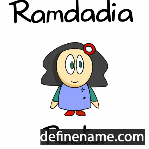 Radomila cartoon