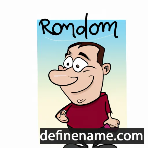 cartoon of the name Radomir