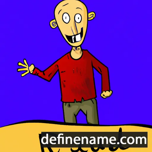 cartoon of the name Radu