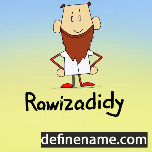 cartoon of the name Radzimierz