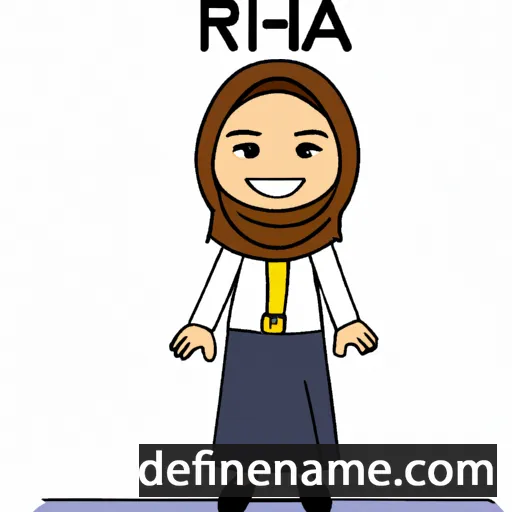 Rafiqa cartoon