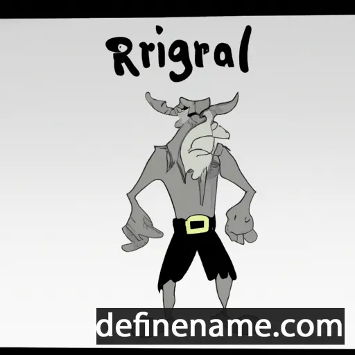 cartoon of the name Raginolf