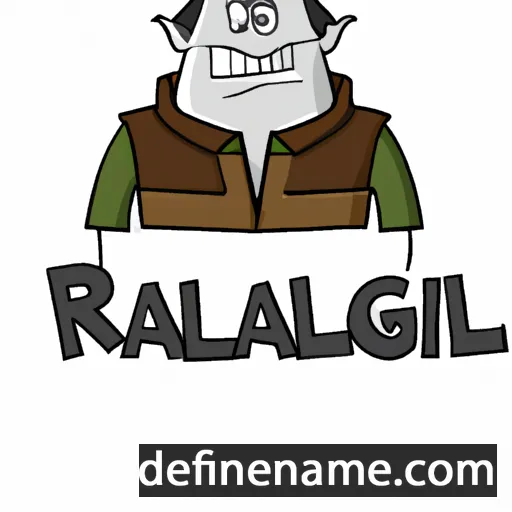 cartoon of the name Ragnall