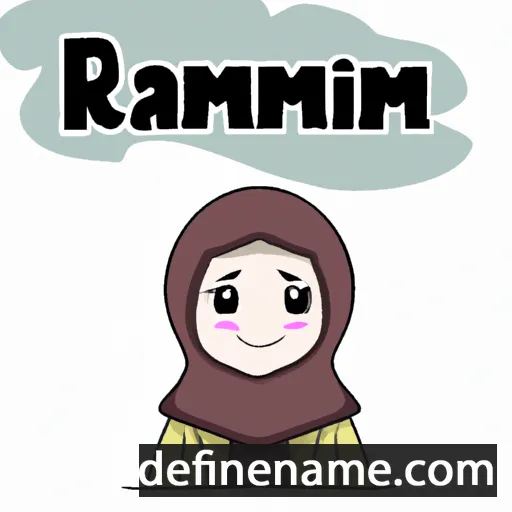 Rahmi cartoon