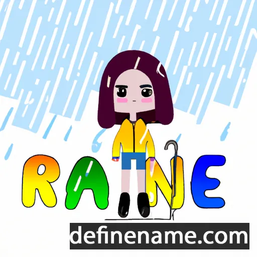 Raine cartoon