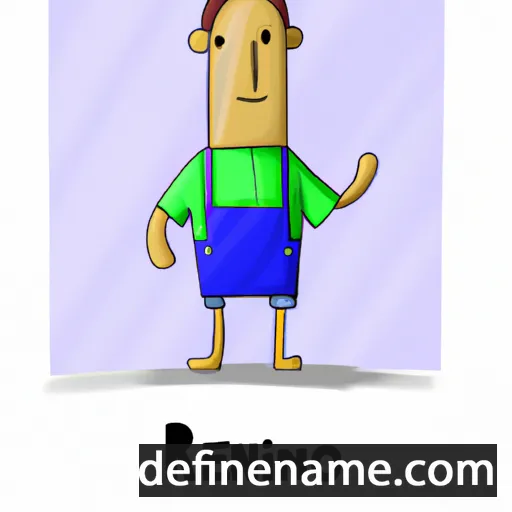 cartoon of the name Rainerio