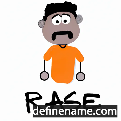 cartoon of the name Rajesh