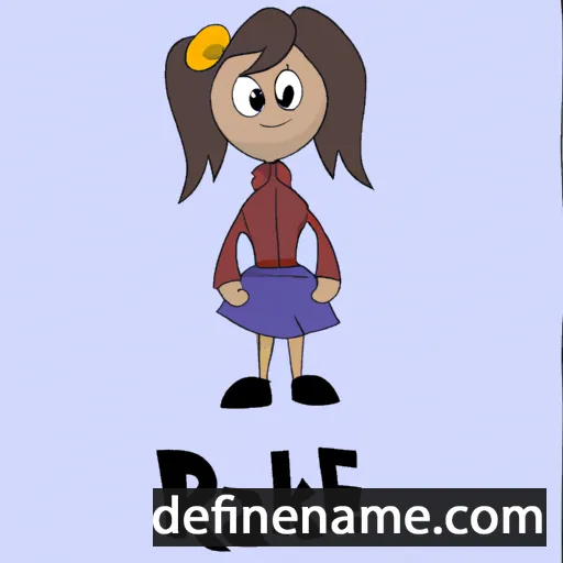 cartoon of the name Rakel