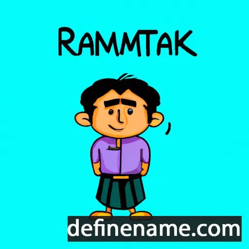 cartoon of the name Ramakant