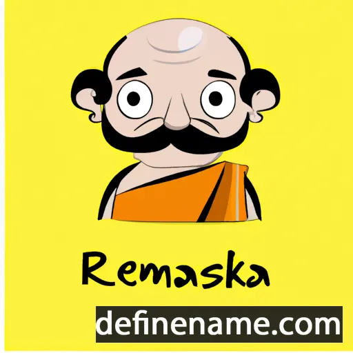 cartoon of the name Ramakrishna