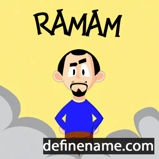 cartoon of the name Ramaz