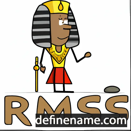 cartoon of the name Ramesses