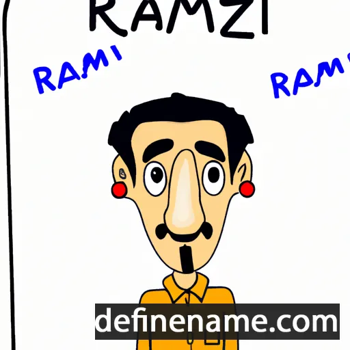 cartoon of the name Ramiz