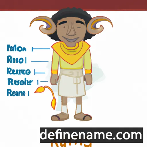 cartoon of the name Ramses