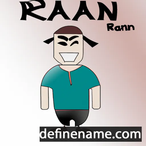 Ran cartoon