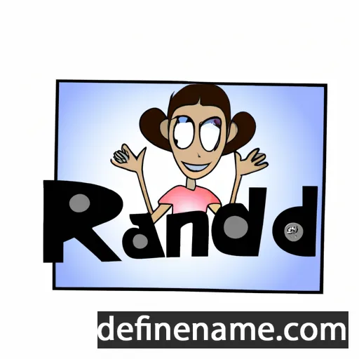 cartoon of the name Randi