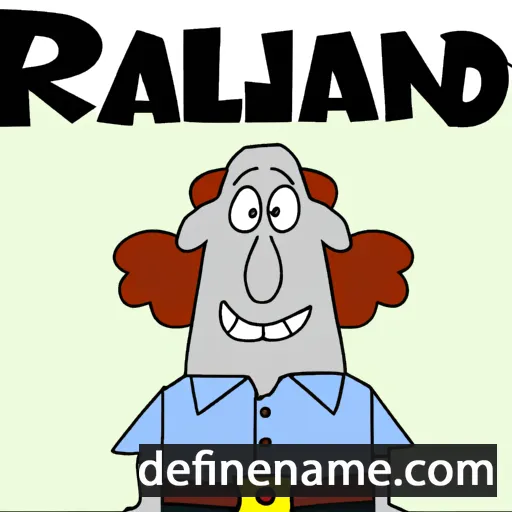 cartoon of the name Randolf