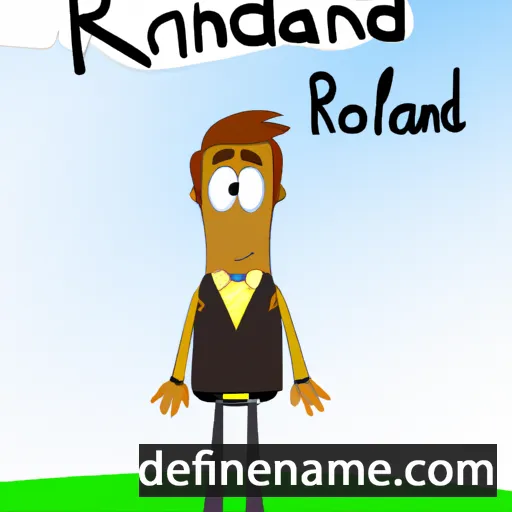 cartoon of the name Randolph