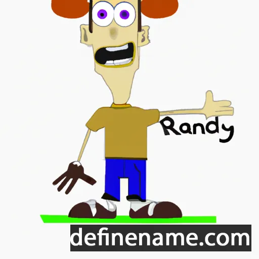 Randy cartoon