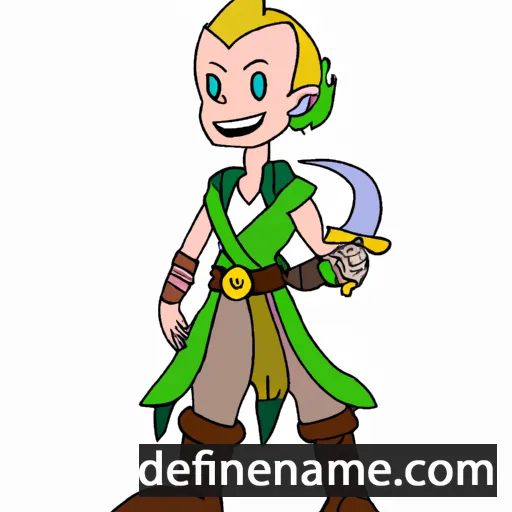 cartoon of the name Ranulf