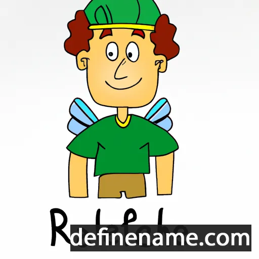 cartoon of the name Raphaël