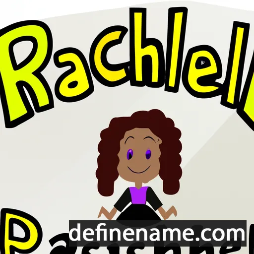 cartoon of the name Raschelle