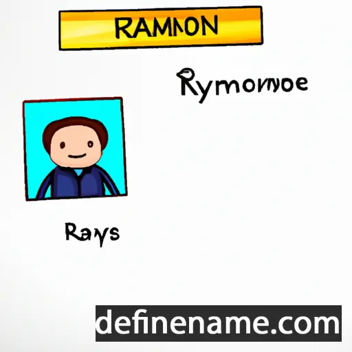 cartoon of the name Raymonde