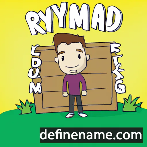 cartoon of the name Raymund