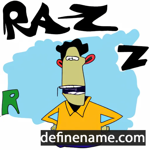 Raz cartoon