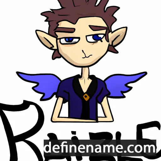 cartoon of the name Raziel