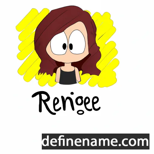 cartoon of the name Régine