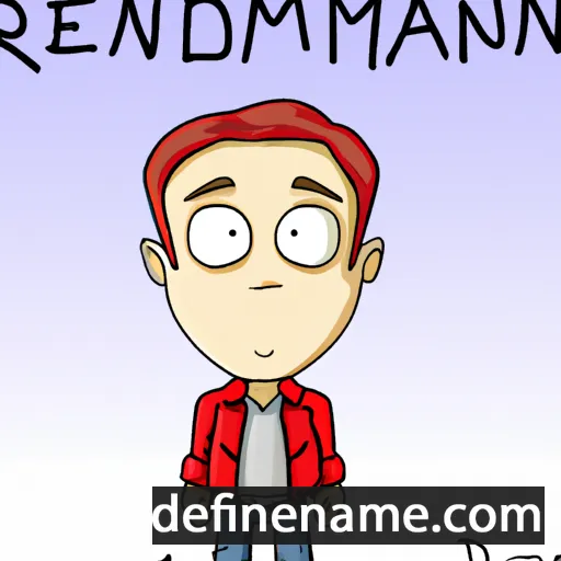 cartoon of the name Redmund