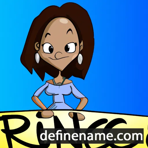 cartoon of the name Regine