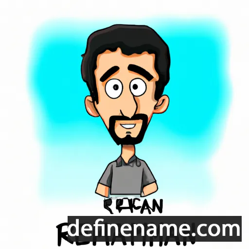 cartoon of the name Rehman