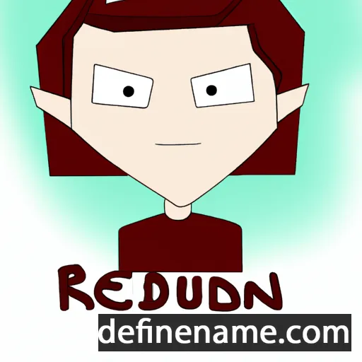 cartoon of the name Reidun