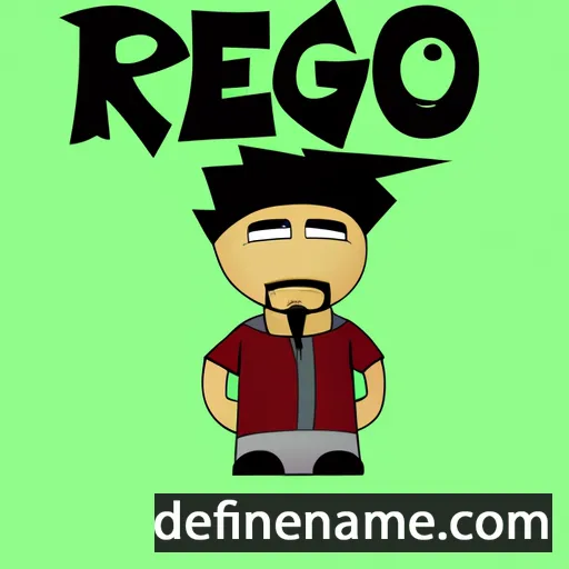 cartoon of the name Reigo