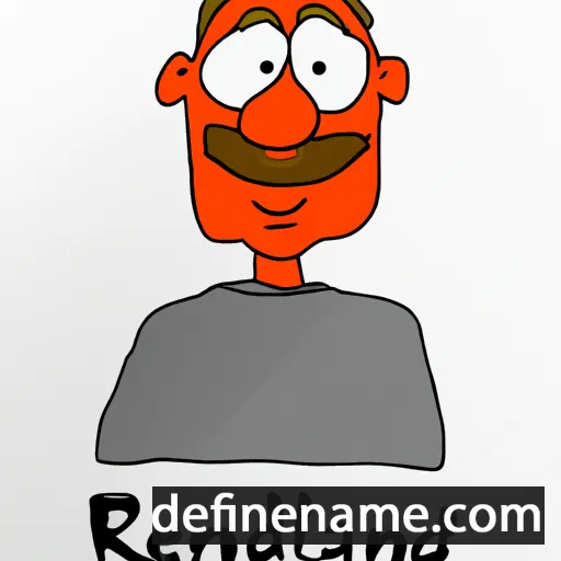 cartoon of the name Reinald