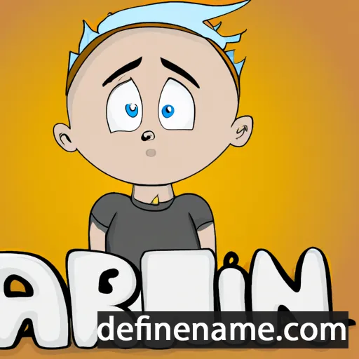 cartoon of the name Árni