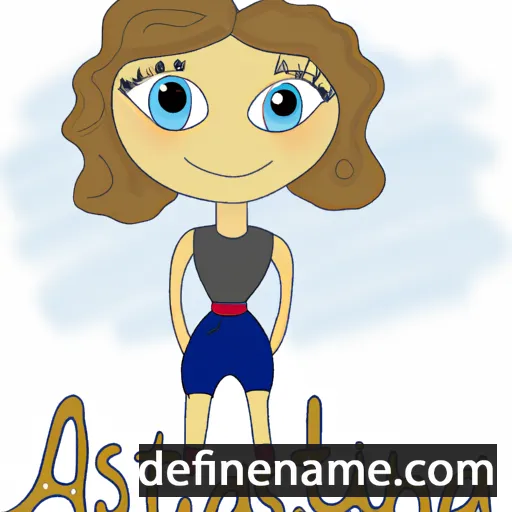 cartoon of the name Anastasiy