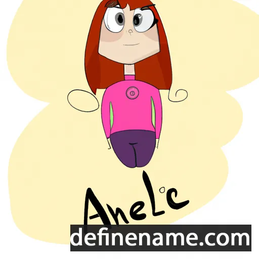 cartoon of the name Anđelka