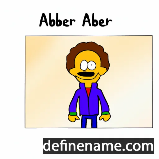 cartoon of the name Andebert