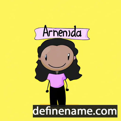 cartoon of the name Andreina