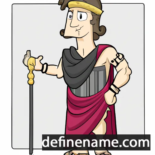 cartoon of the name Androcles