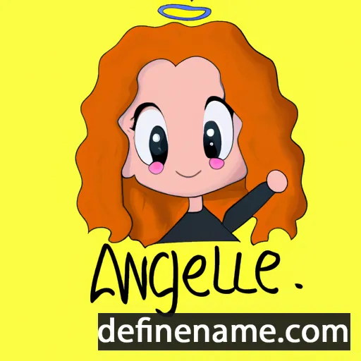 cartoon of the name Angélique