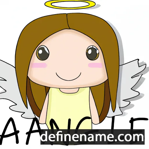 cartoon of the name Angel