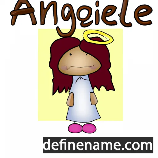 cartoon of the name Angiola